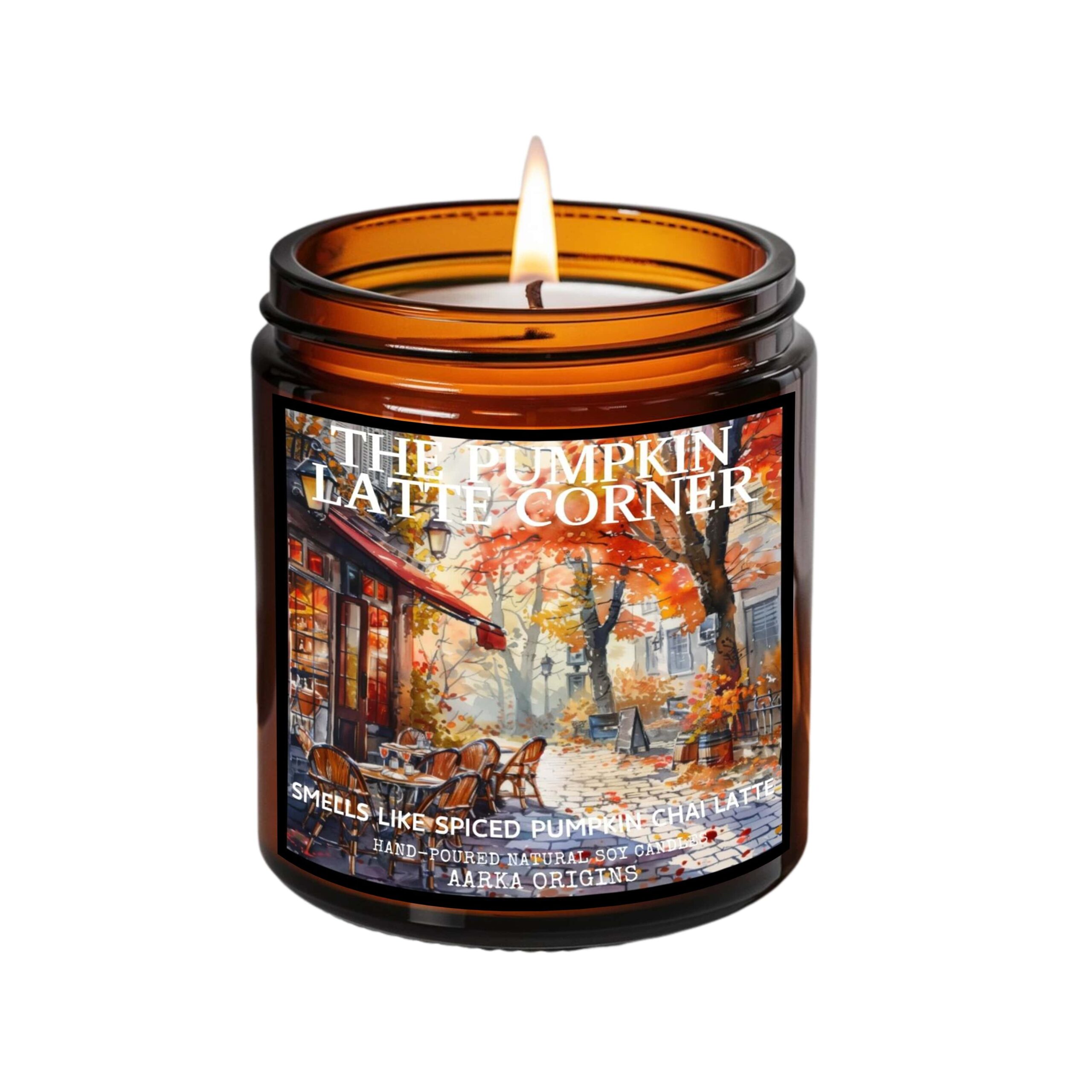 The Pumpkin Latte Corner Soy Candle